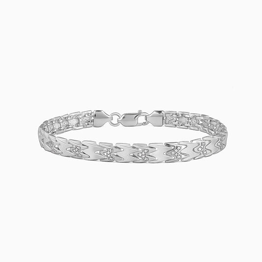 silver bracelet for him