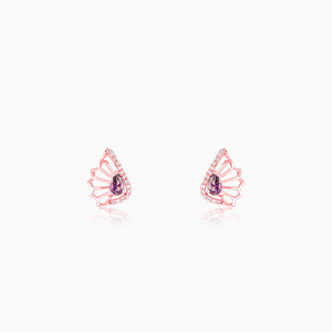 Rose Gold Notre Dame Earrings