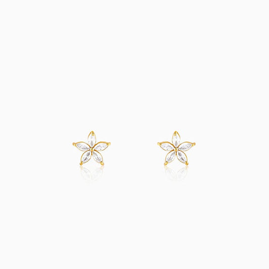 Golden Lily Earrings