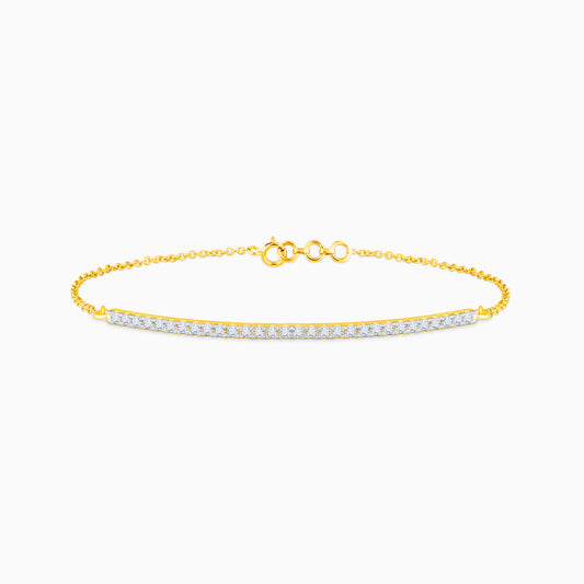 Gold Serene Love Diamond Bracelet