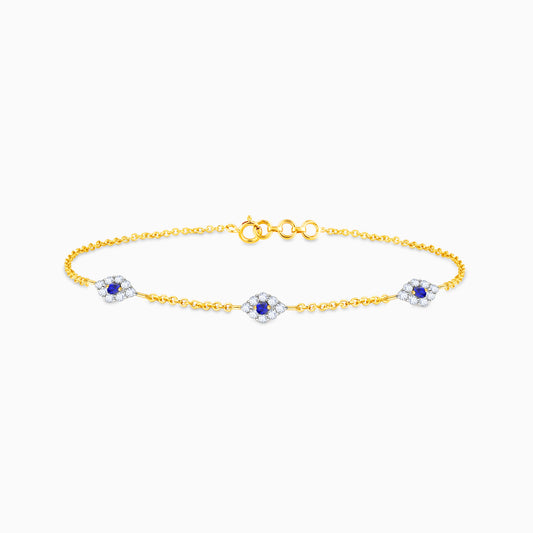 Lab_grown_diamond_Gold_Classy_Evil_Eye_Diamond_Bracelet