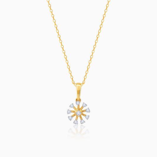 Lab_grown_diamond_Gold_Mimosa_Diamond_Pendant