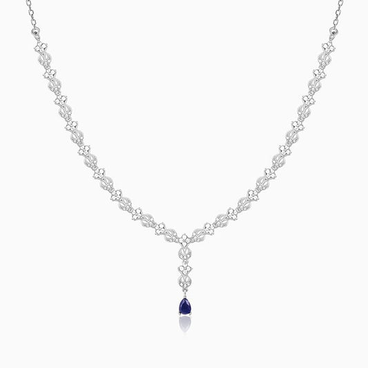 Silver Square Opulence Necklace