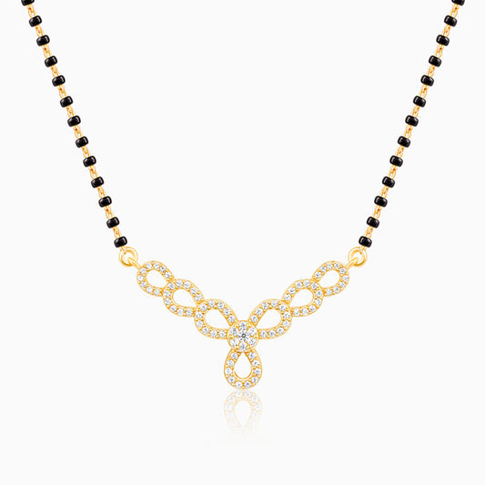 Golden Enamoured In Love Mangalsutra