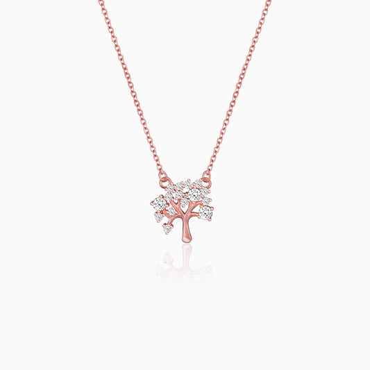 Rose Gold Tree of Life Necklace