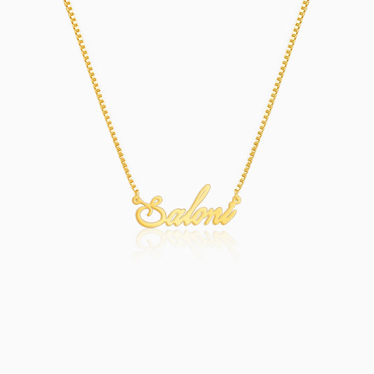 Golden Personalised Eternal Necklace