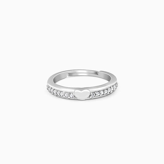 Silver Deeply in Love Ring