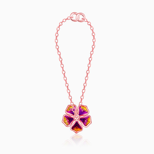 Rose Gold Bell Mallow Watch Charm